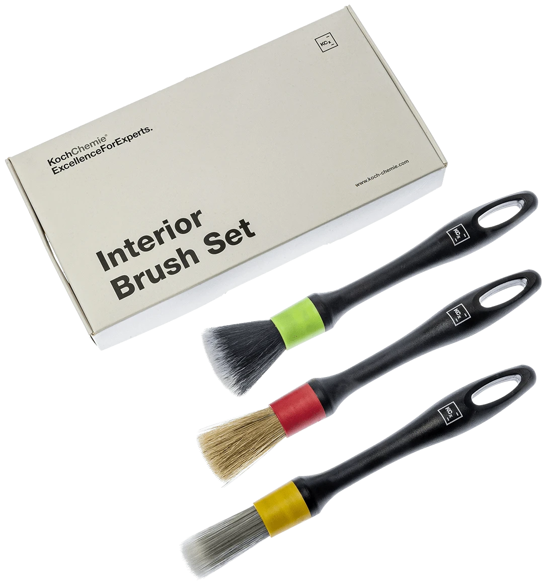 INTERIOR BRUSH SET KOCH CHEMIE - CHỔI CỌ VỆ SINH NỘI THẤT CHO XE